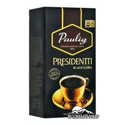 Paulig Presidentti Black молотый, 250г