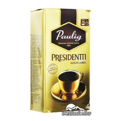 Paulig Presidentti Gold Label молотый, 250г
