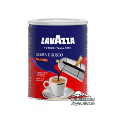 Lavazza Crema E Gusto молотый 250г банка