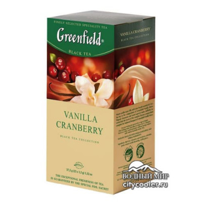 Greenfield Vanilla Cranberry 25 пакетиков
