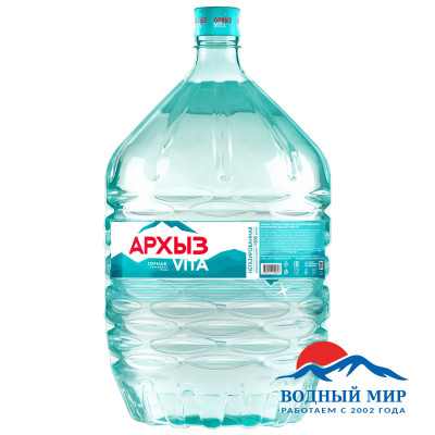 Вода Архыз 19 литров (Одноразовая бутыль)