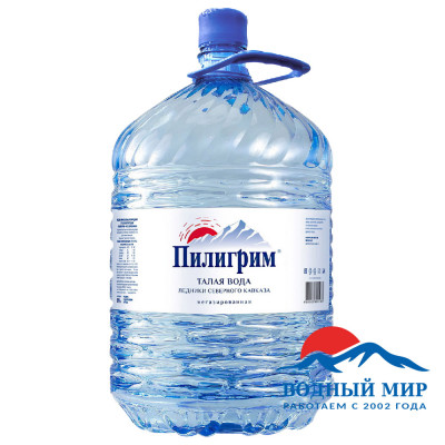 Вода Пилигрим 19 литров, одноразовая бутыль