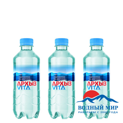 Архыз 0,33 л. газированная 12 бутылок