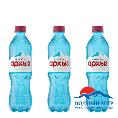 Легенда гор 0,5 л газированная, пластик, 12 бутылок